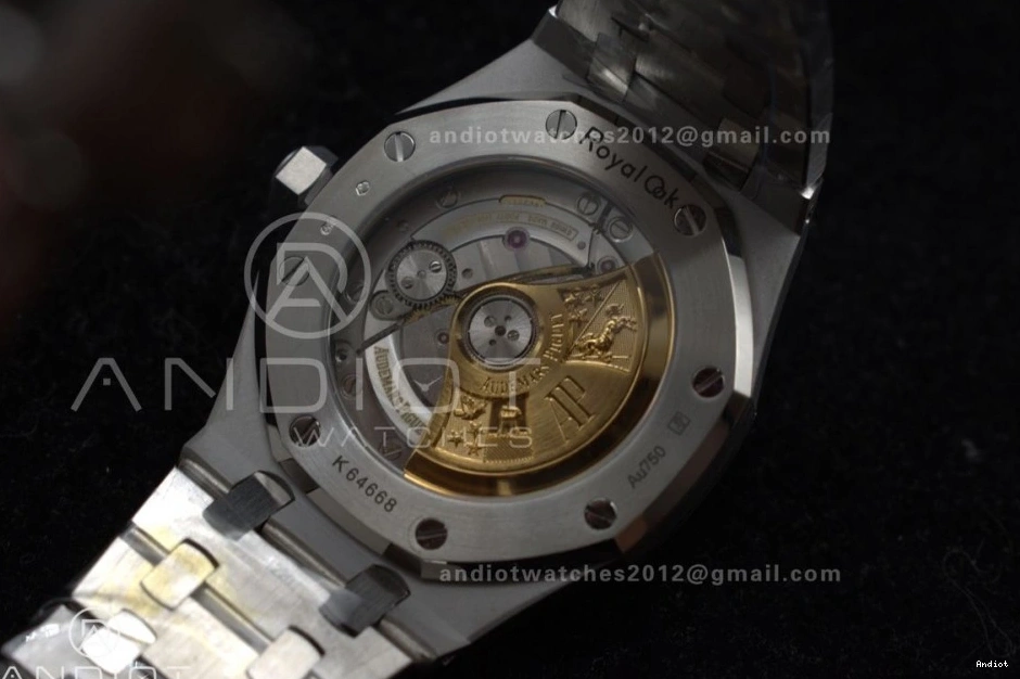 Unique Dial APSF 1:1 1031 Clone Oak SA3120 37mm Grey Bracelet Super Best 15454 SS Royal Frosted on SS Edition Textured 0706